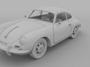 porsche 356 3D Модель