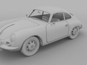 porsche 356 3D Модель