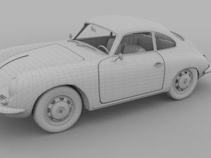 porsche 356 3D Модель