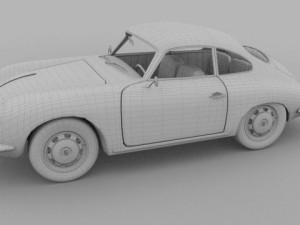 porsche 356 3D Модель