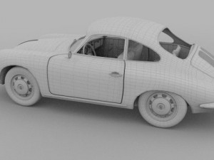 porsche 356 3D Модель