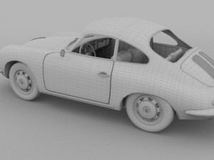 porsche 356 3D Модель