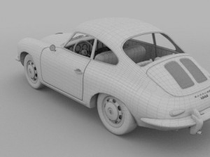 porsche 356 3D Модель