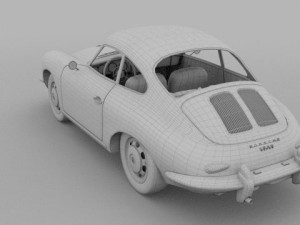 porsche 356 3D Модель