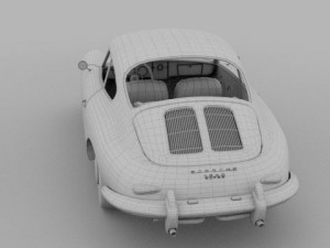 porsche 356 3D Модель