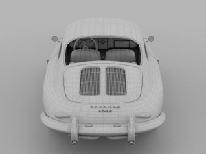 porsche 356 3D Модель