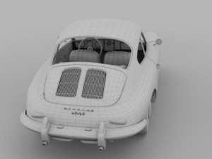 porsche 356 3D Модель