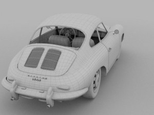 porsche 356 3D Модель