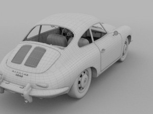 porsche 356 3D Модель