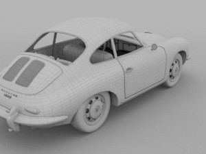 porsche 356 3D Модель