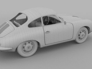 porsche 356 3D Модель