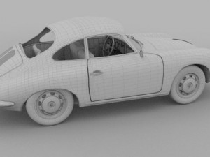 porsche 356 3D Модель
