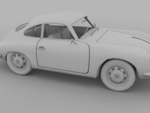 porsche 356 3D Модель