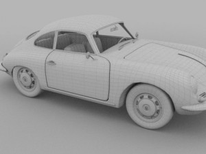 porsche 356 3D Модель
