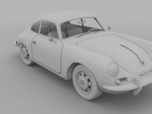 porsche 356 3D Модель