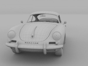 porsche 356 3D Модель