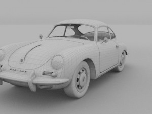 porsche 356 3D Модель