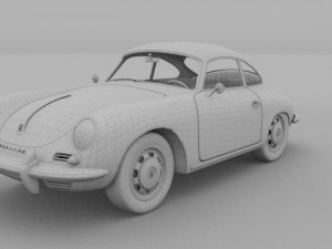 porsche 356 3D Модель