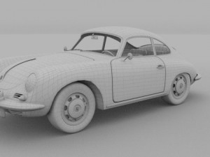 porsche 356 3D Модель