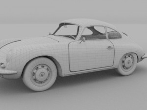 porsche 356 3D Модель