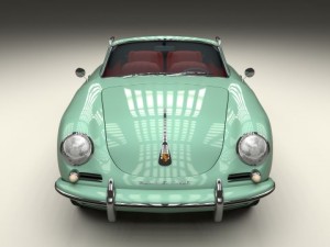 porsche 356 convertible 3D Model