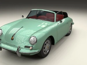 porsche 356 convertible 3D Model