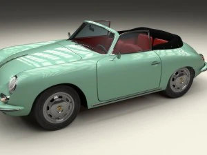 porsche 356 convertible 3D Model
