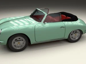porsche 356 convertible 3D Model