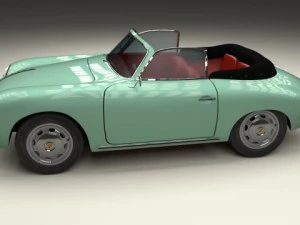 porsche 356 convertible 3D Model