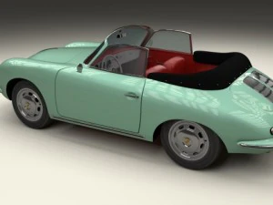 porsche 356 convertible 3D Model