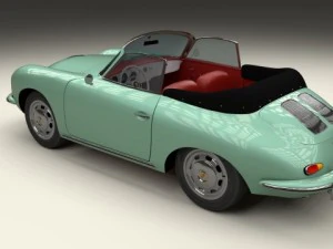 porsche 356 convertible 3D Model