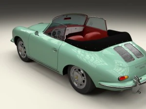porsche 356 convertible 3D Model