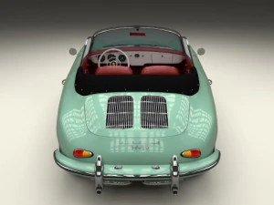 porsche 356 convertible 3D Model
