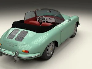 porsche 356 convertible 3D Model