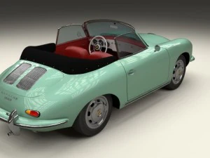 porsche 356 convertible 3D Model