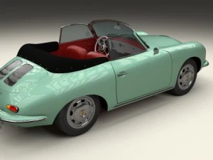 porsche 356 convertible 3D Model