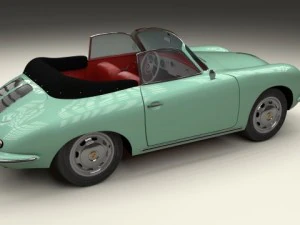 porsche 356 convertible 3D Model