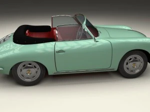 porsche 356 convertible 3D Model