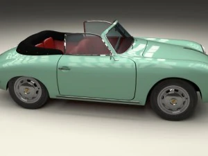 porsche 356 convertible 3D Model