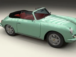 porsche 356 convertible 3D Model