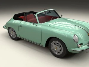 porsche 356 convertible 3D Model