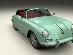 porsche 356 convertible 3D Model