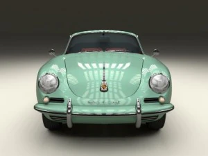 porsche 356 convertible 3D Model