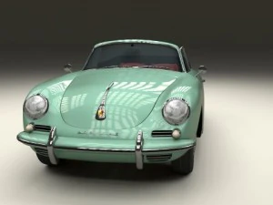 porsche 356 convertible 3D Model