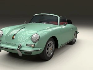 porsche 356 convertible 3D Model