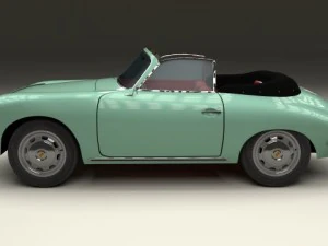 porsche 356 convertible 3D Model