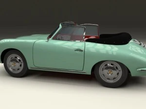 porsche 356 convertible 3D Model