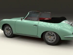porsche 356 convertible 3D Model