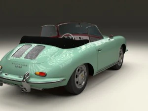 porsche 356 convertible 3D Model
