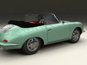 porsche 356 convertible 3D Model